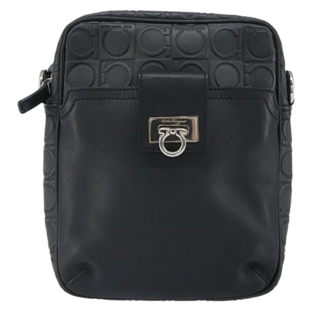 Salvatore Ferragamo Gancini Leather Mini